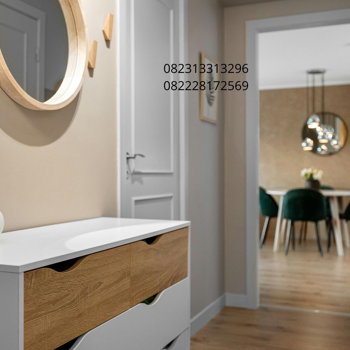desain wardrobe modern Surabaya