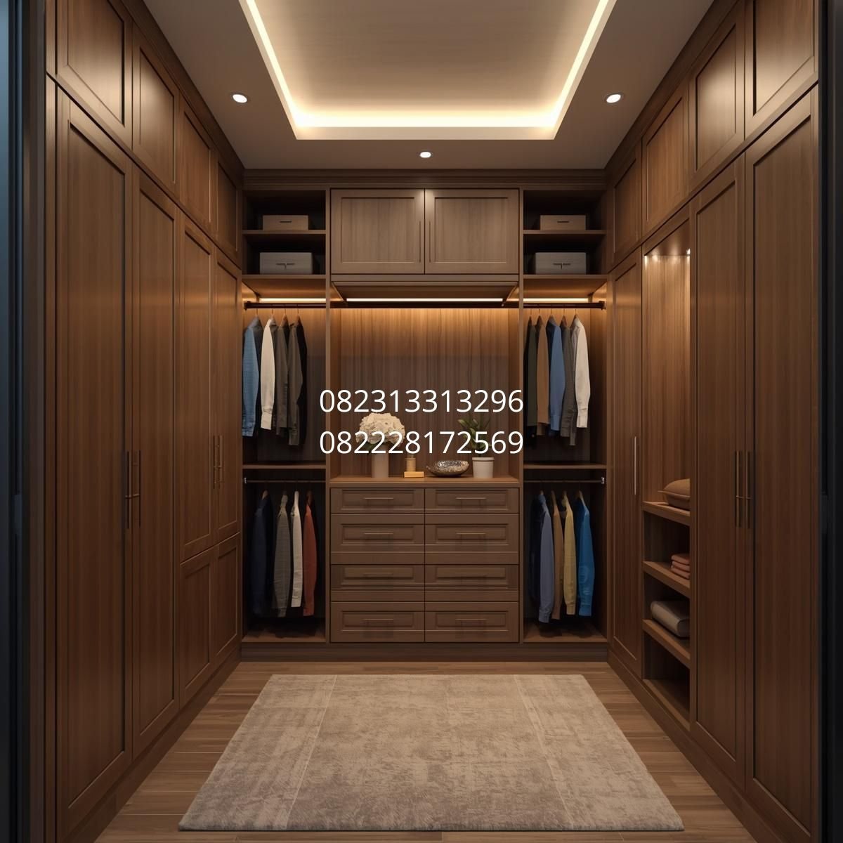 walk in closet custom surabaya