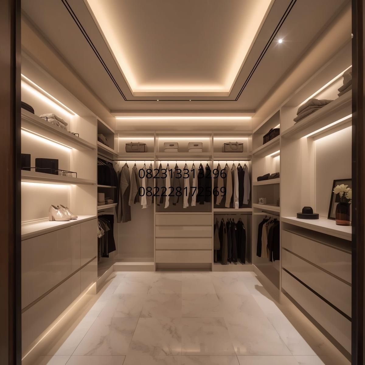 interior walk in closet mewah